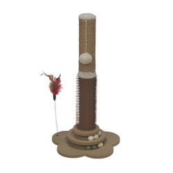 PurrMix Multi-Toy Cat Scratcher Post
