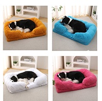 Cat Fluffy Luxury Guangdong Supply Faux Fur Fancy Pet Dog Beds