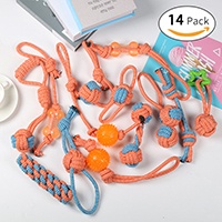 Eco-Friendly Cotton Rope Chew Toys Durable Interactive Luxury Training Daily Play Dogs Cats Indestructible Cute