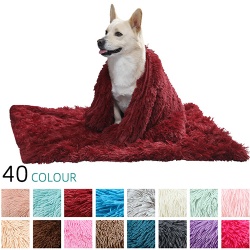 Pet Blankets for Dogs Cats Bed Mattress Warm Autumn Winter Sheet Puppy Cat Pet Bed Mat Solid Color Plush Pet Dog Blanket