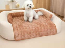 Calming Dog Bed Mat Couch Cover for Sofa Furniture or Car seat Protector With Washable Cover Soft Dog Bed Cover smart pet bed