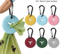 Multicolor Waterproof Silicone Pet Waste Bag Buckle, Lightweight Poop Bag Holder Clip for Daily Dog Walking Training