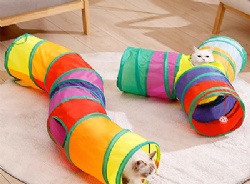 Bestselling Eco-Friendly Rainbow Cat Tunnel Toy-S-Shaped Interactive Play