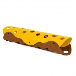Interactive Pet Toy Eco-Friendly & Sustainable Felt Cat Tunnel Tubes Collapsible Bed House Playful Holes Accessory