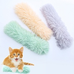 Wholesale Durable Non Toxic Cat Plush Pillow Catnip Included Toy for Indoor Kitten Teeth Grinding