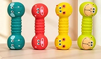 Pet Squeaky Cartoon Sound Barbell Shaped Toy for Small and Medium Dogs Teething and Boredom Chewing No reviews yet
