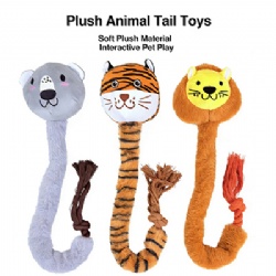 Pet Tug-of-War Interactive Toy Teeth Cleaning Grinding Squeaky Dog Chew Toy