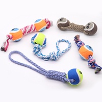 Eco-Friendly Dog Chewing Rope Toy Cartoon Cut Style Cotton Relief Molar