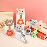 Customized Pet Products TPR Bite Resistant Stuffed Dog Toy Interactive Sound Dog Toys