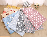 Popular Custom Double Sided Flannel Thick Warm Pet Mat for Dogs and Cats All Season Usable Sleeping Pad