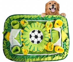 Football Field Style Interactive Pet Sniffing Mats Dog Cat Puzzle Chew Toys
