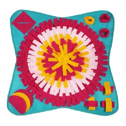 Washable Foldable Feeding Toys Pet Sniffing Lick Pad Dog Slow Feeding Mat Dog Training Snuffle Mat