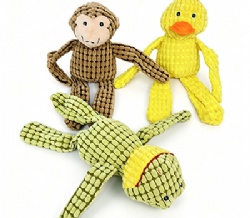 Wholesale Pet Chew Toy Chew Interactive Boredom Relief Pet Dog Squeaky Plush Toy
