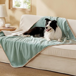 Comfort Pet Luxury Faux Fur Throw Blanket Ultra Soft Fluffy Plush Throw Blankets for Winter Spring Washable Pet Blanket