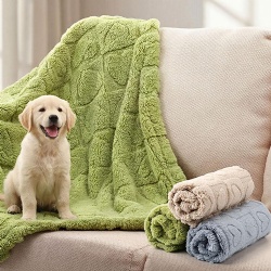 Manufacturer Wholesale pink Green Yellow Soft Plush Cat Dog Blanket