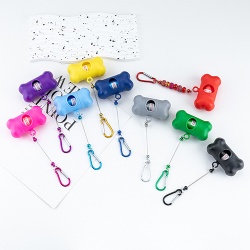 Factory Wholesale Custom Logo Plastic Pet Poop Bag Dispenser Dog Poop Bag Holder