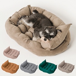 Foldable Luxury Dog Sofa Bed Multi-Function Solid Rectangle Eco-Friendly Modern Washable Portable Large Cushion