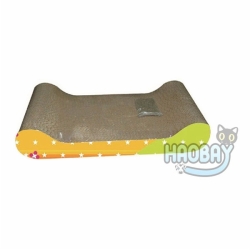 Double Colored Cardboard Cat Scratcher Toy