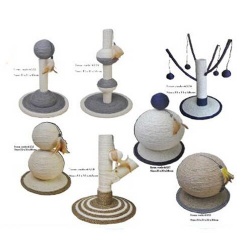 cute small shaped design cat scratcher toy