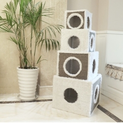 4 in 1 Stacked Cat House