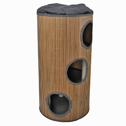 Bamboo cat barrel