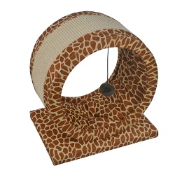 Belle Cat scratching house