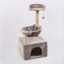 Cat Tree Rope Gatto Tower Wall Mounted Hammock Gatto