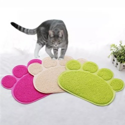 Non-Toxic Easy To Clean Cat Litter Bowl Mat PVC Tray Mat