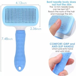 Wholesale Custom Pet Grooming Brush Self Cleaning Dog Cat Brush Remove Dog Hairs Pet Comb