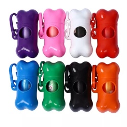 Bone Shape Poop Bag Dispenser Dog Waste Bag Dispense Include The Poop Bag
