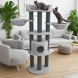 Ultimate Cat Tower with Multi - Layered Platforms