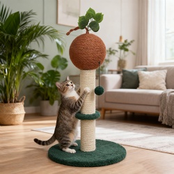 Green Canopy Cat Scratching Tree